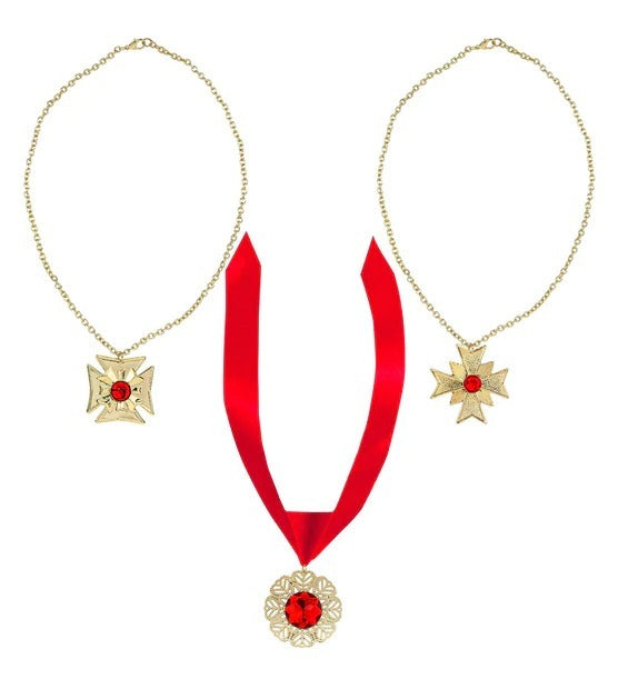 Collana Vampiro Con Medaglione Gotico Halloween