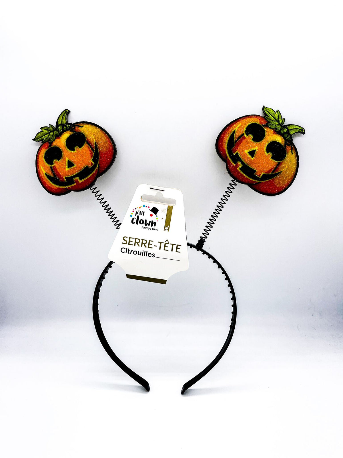 Frontino Con Zucche In Feltro Accessori Halloween