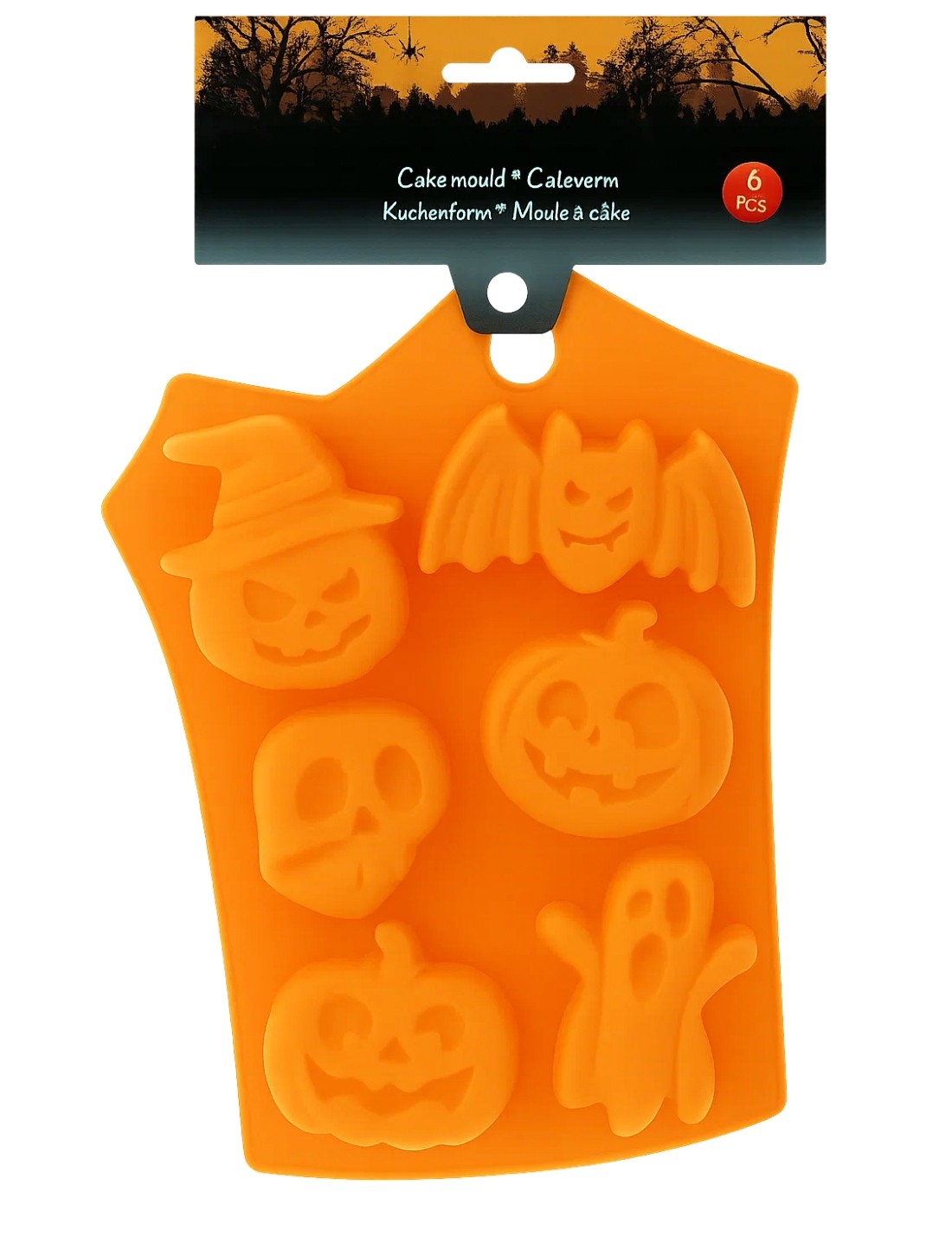 Stampo Per Dolci Di Halloween In Silicone 6 Forme