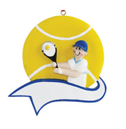 Addobbo Albero Di Natale Tennista Personalizzabile
