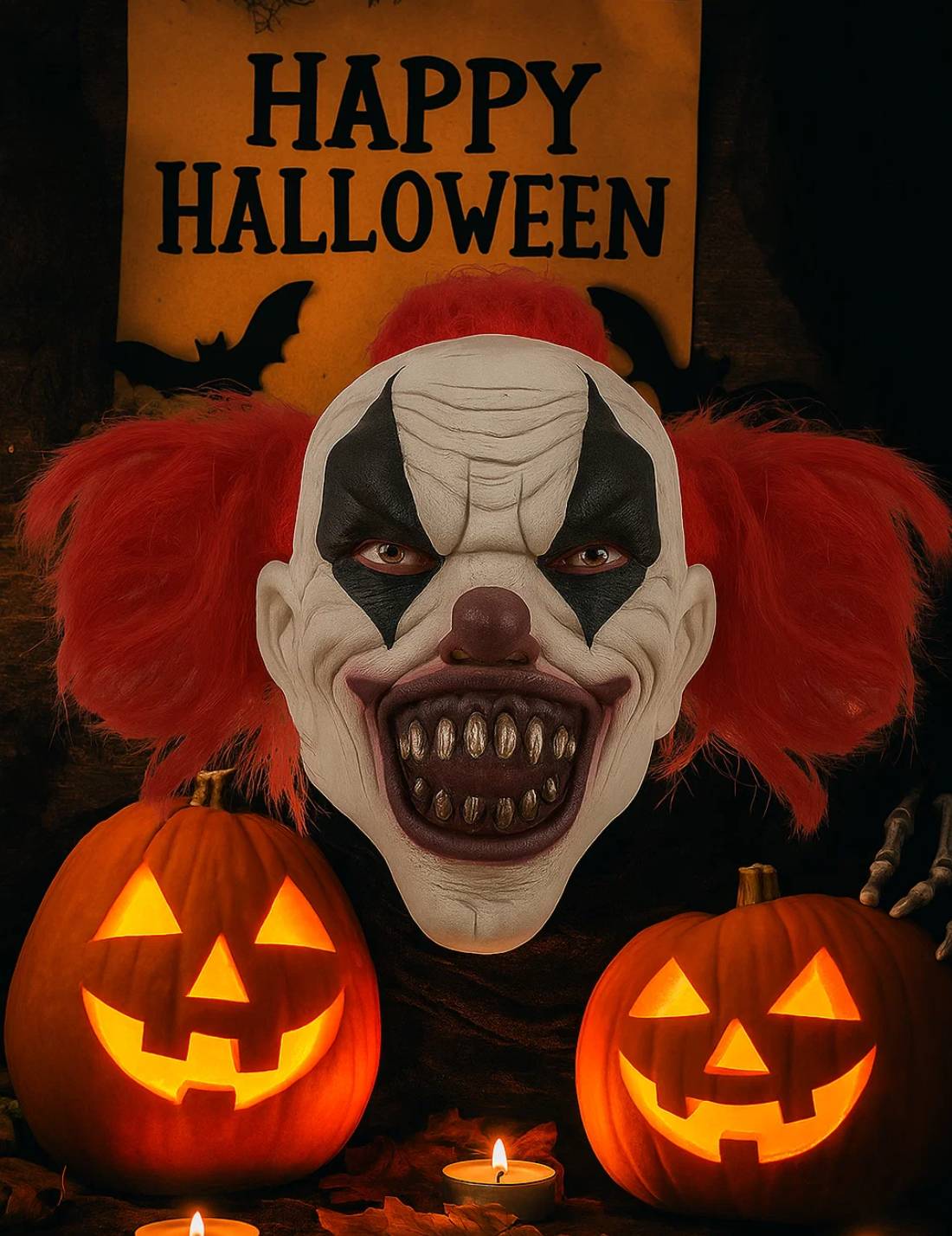 Maschera Halloween Clown Killer