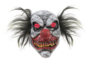 Clown Pazzo Con Occhi Luminosi Maschera Halloween