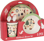 Set Pappa Natale In Melamina 5 Pezzi Prodotto Assortito