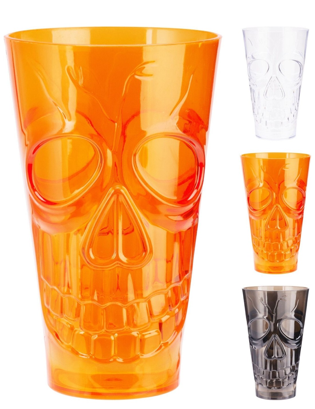 Bicchiere Di Halloween Con Scheletro 550ml