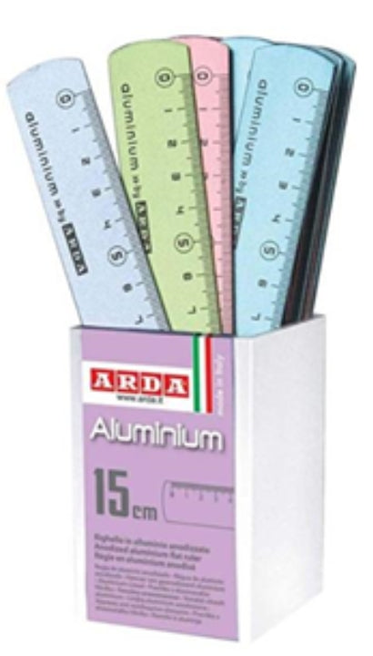 Righello In Alluminio Colorato ARDA 15cm