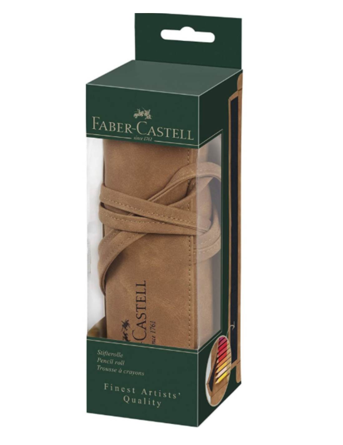 Rotolo Porta Matite In Pelle Sintetica Faber-Castell