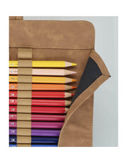 Rotolo Porta Matite In Pelle Sintetica Faber-Castell