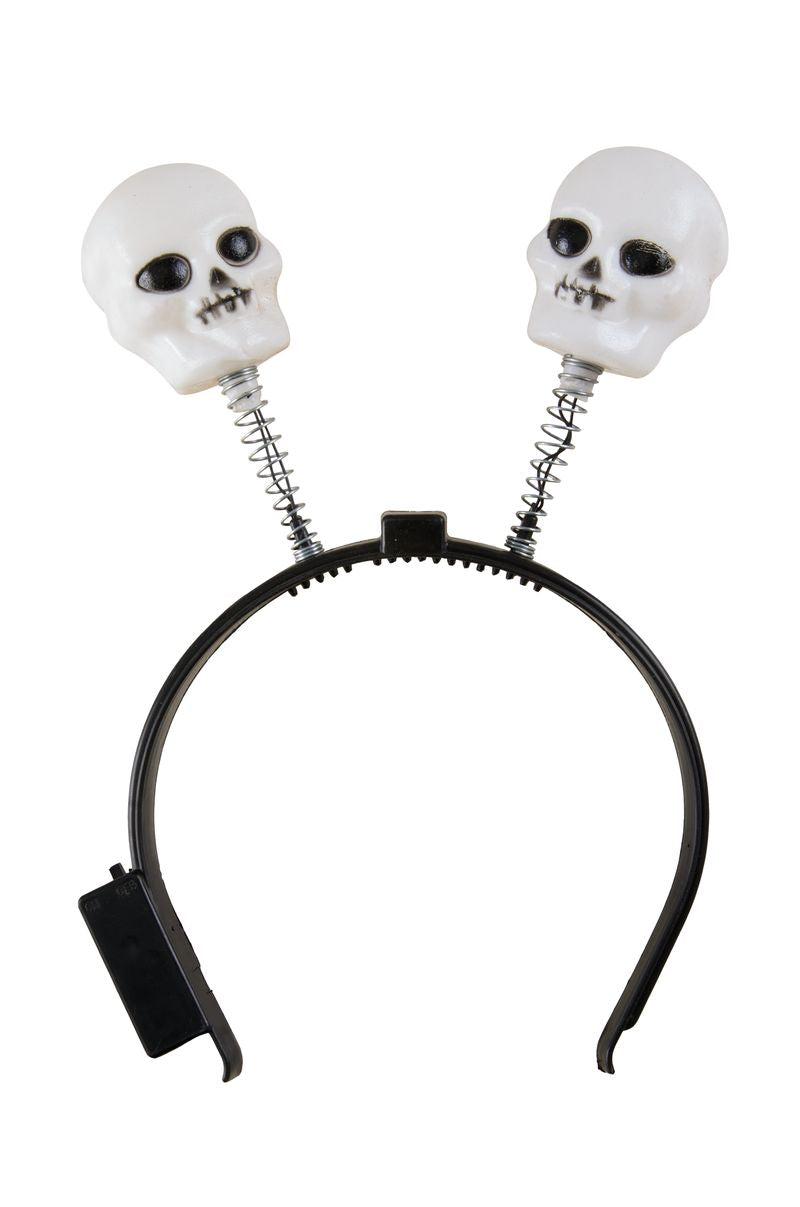 Frontino Con Teschi Luminosi Accessori Halloween