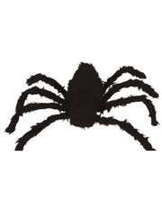 Decorazione Di Halloween Ragno Gigante Peloso Nero 1,60cm
