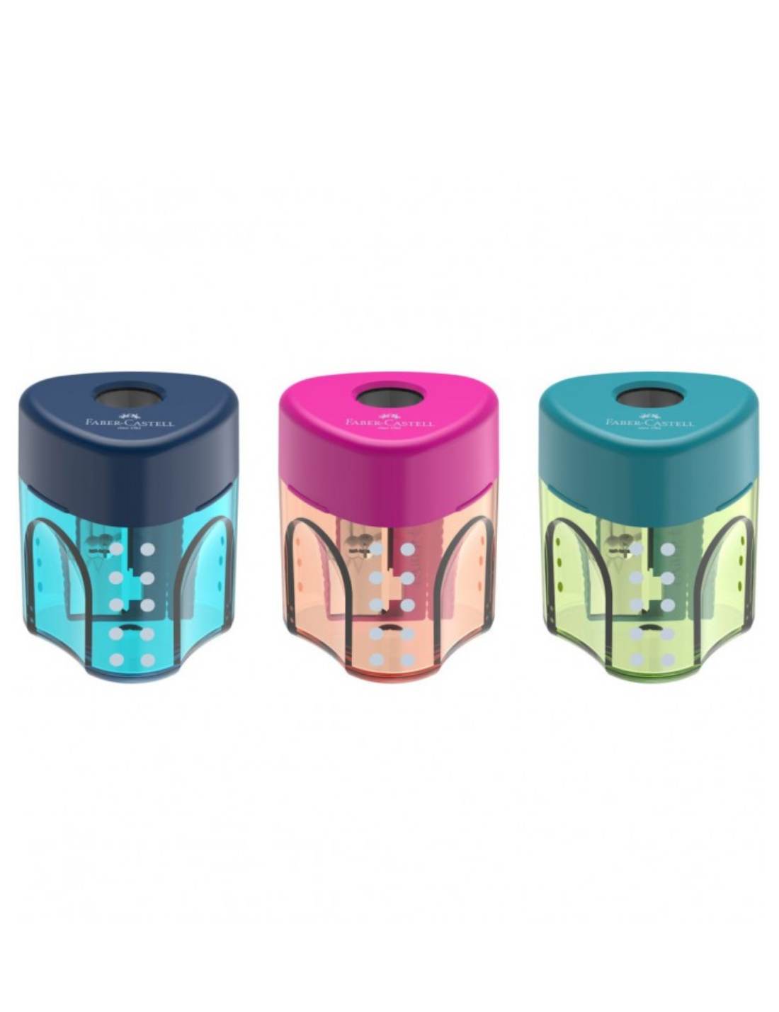 Temperamatite Contenitore Rettangolare 1 Foro Faber Castell