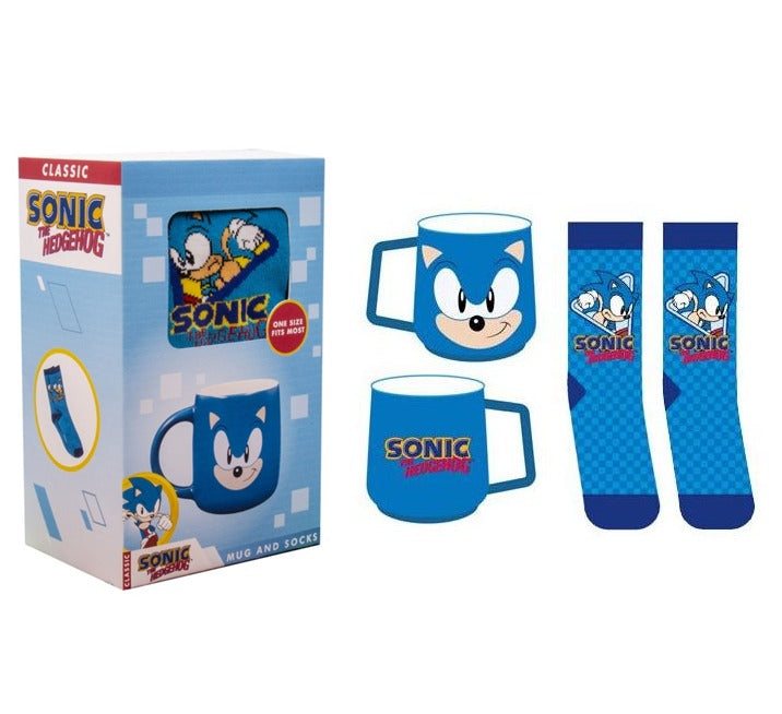 Sonic Set Tazza e Calzini Taglia Unica