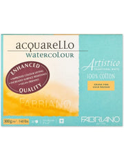 Album Acquarello Watercolour Fabriano 12x18cm Grana Fina Traditional White Per Acquerelli