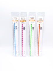 Scatto Riga In Plastica 16cm Colori Assortiti
