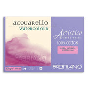 Album Acquarello Watercolour Fabriano 18x26cm Grana Satinata Extra White Per Acquerelli