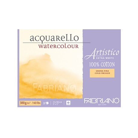 Album Acquarello Watercolour Fabriano 23x30cm Grana Fina Extra White Per Acquerelli