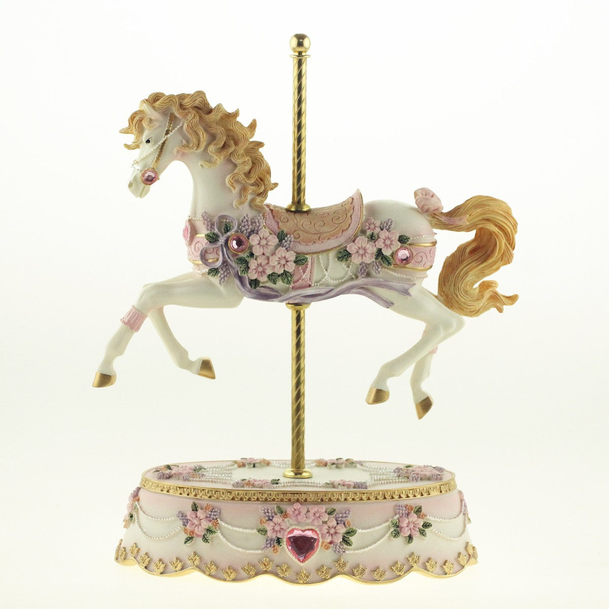 Addobbo Di Natale Cavallo Bianco 18x6x18cm