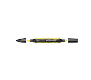 Winsor & Newton Pennarello Marker Doppia Punta Brush Giallo Y657
