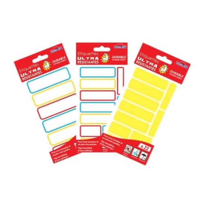 Etichette Segna Nome Stickers Per Quaderni Assortite