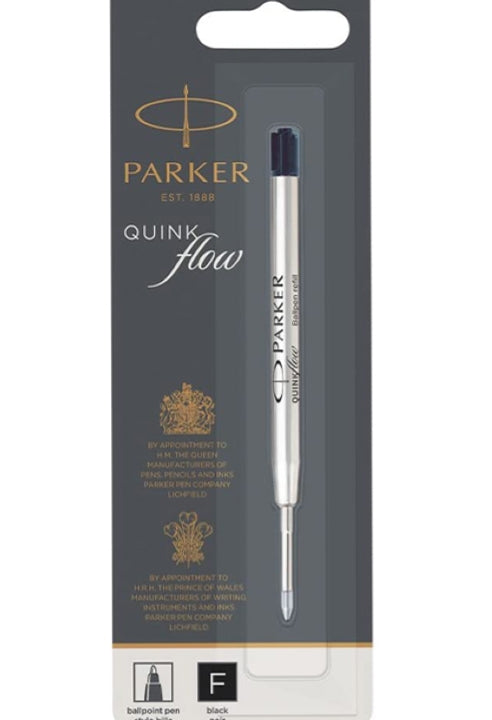 Refill Per Penna Parker Quink Flow Punta Fine Nera