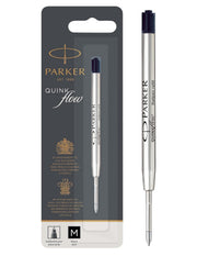Refill Per Penna Parker Quink Flow Punta Media Nera