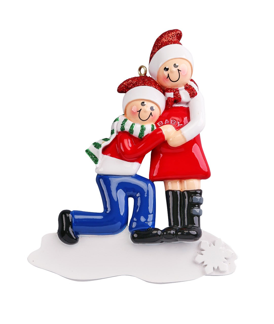Addobbo Albero Coppia In Dolce Attesa Personalizzabile