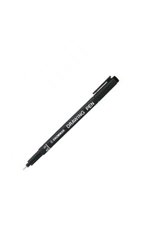 Pennarello Pigment Pen Snowmen 0,5 mm Nero