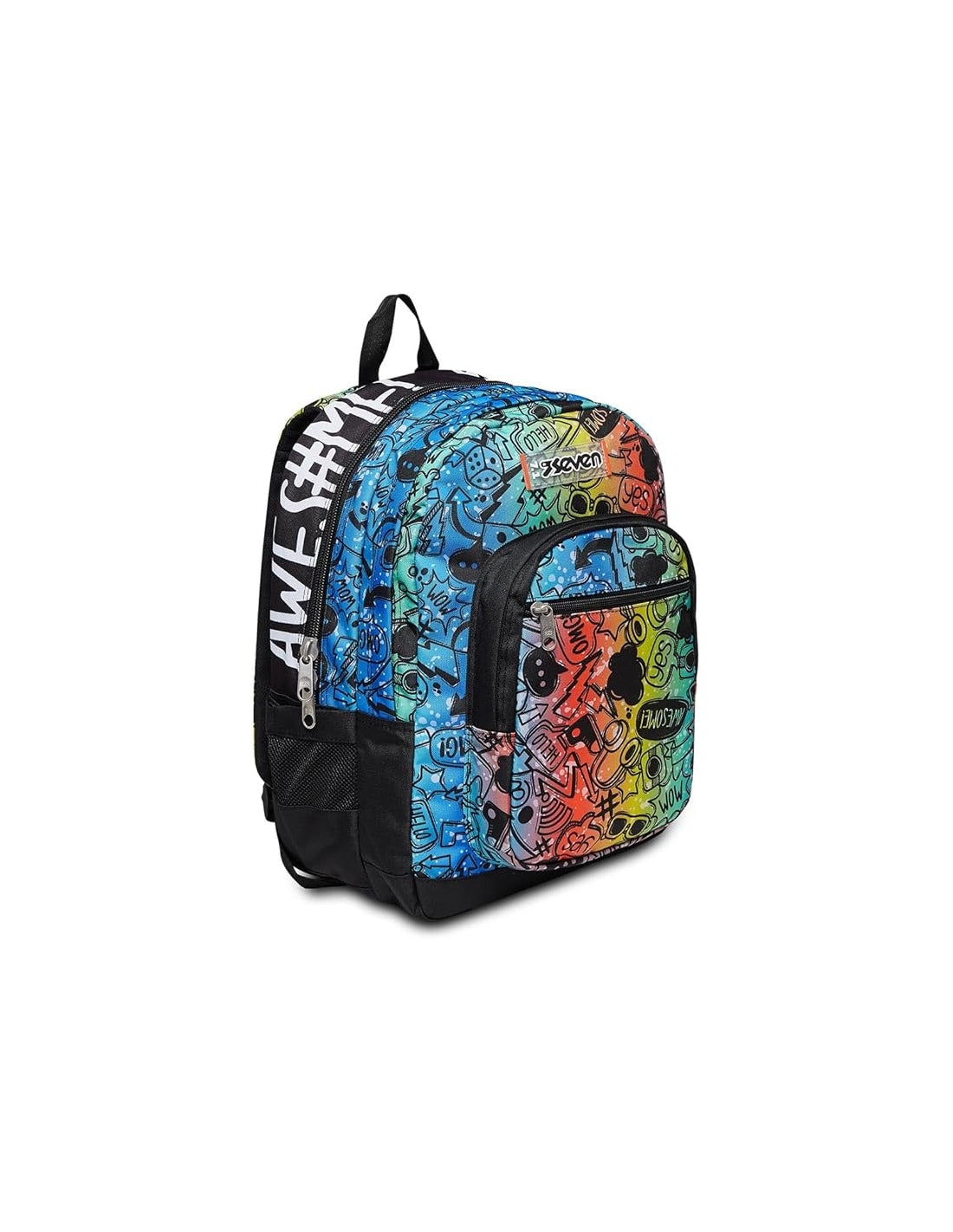 Zaino Seven Freethink Fluo Stamp Con Cuffia Gaming
