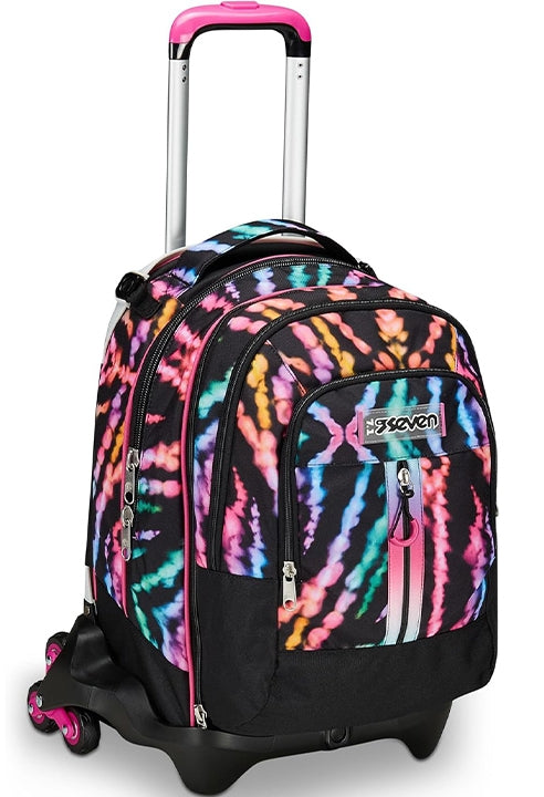 Zaino Trolley Seven Jack 3WD Detach Multi Shade Girl
