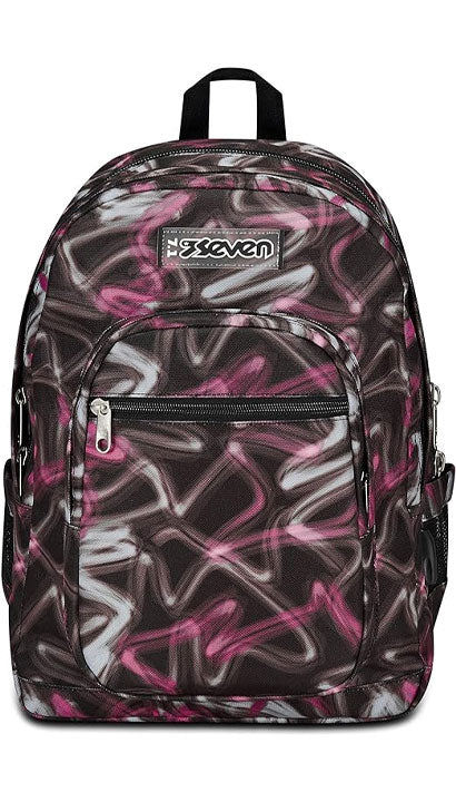 Zaino Seven Freethink Girl Rose Violet Con USB Plug Integrato