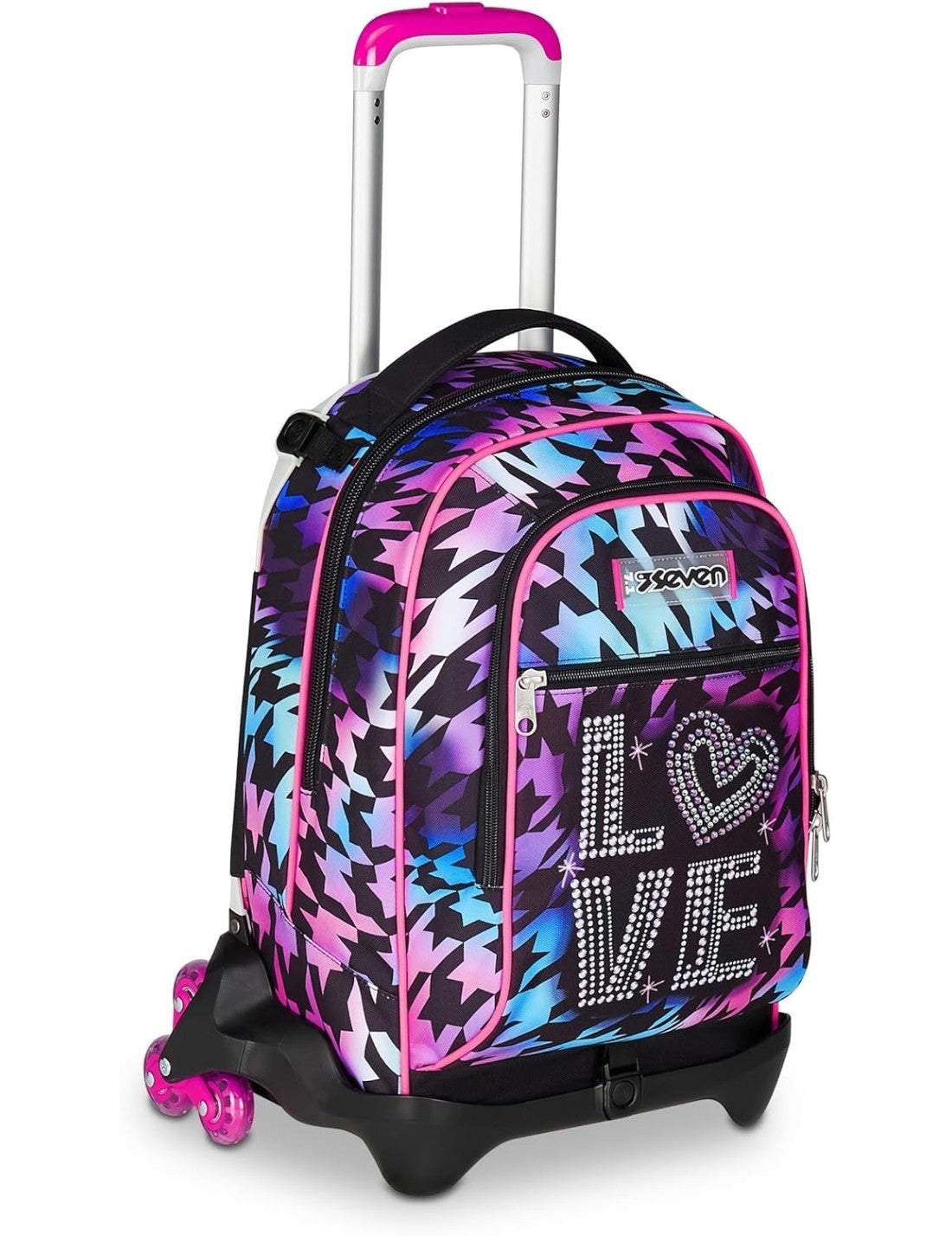 Zaino Trolley Seven Jack-3WD+ Glow Love