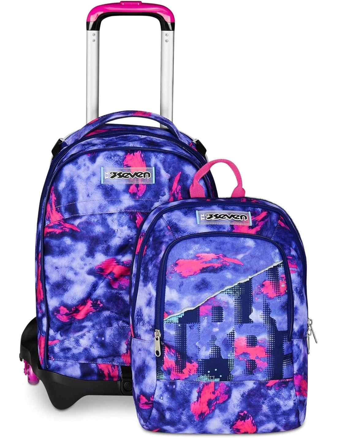 Zaino Trolley Seven Jack-3WD+ Detach Shady Dye Girl