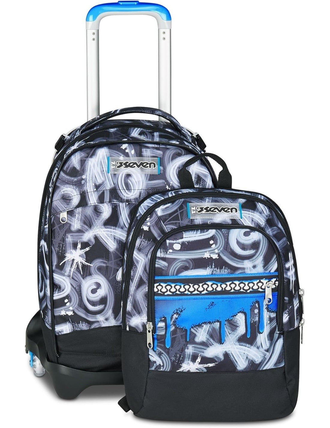 Zaino Trolley Seven Jack-3WD+ Detach Quick Graffiti Boy