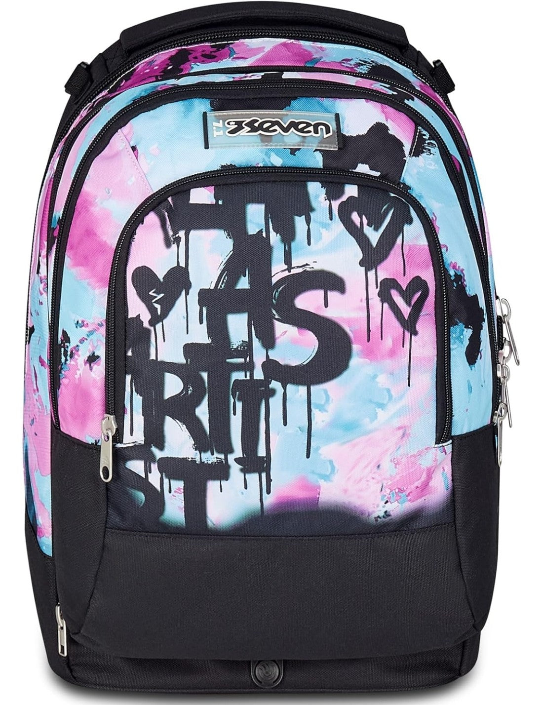 Zaino Trolley Seven Jack-3WD+ Detach Quick Graffiti Girl