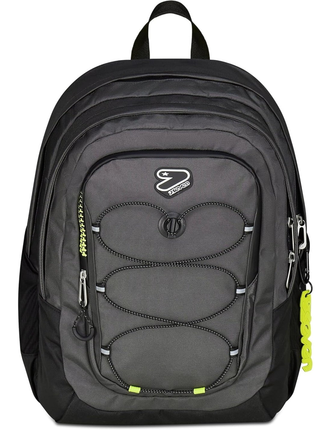 Zaino Seven Doppio Scomparto Grs Tech Line Nero