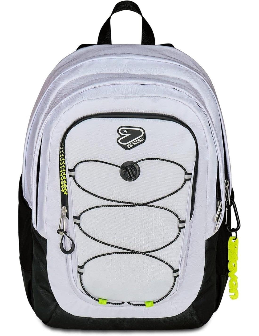 Zaino Seven Doppio Scomparto Grs Tech Line Bianco