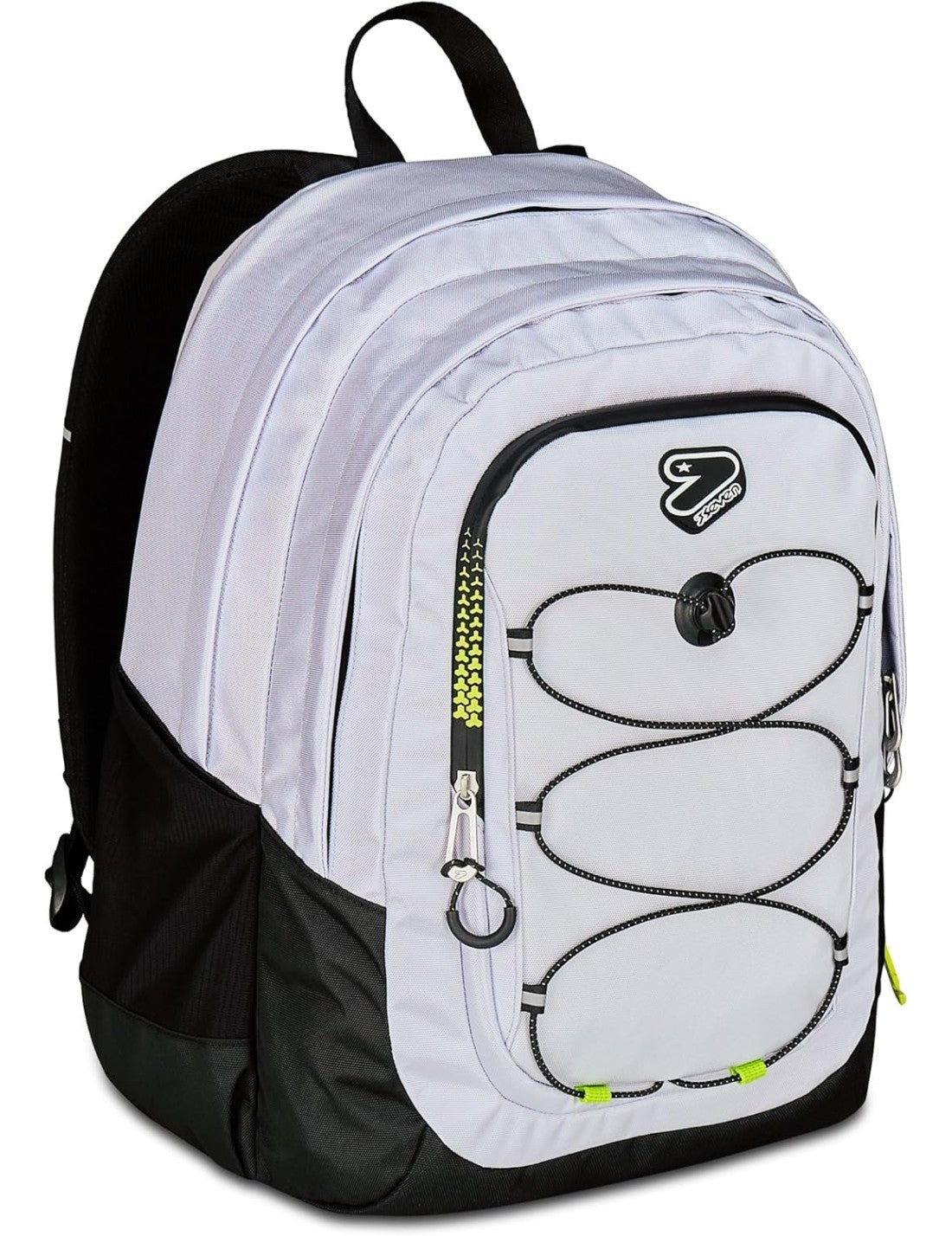 Zaino Seven Doppio Scomparto Grs Tech Line Bianco
