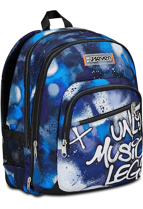 Zaino Seven Sdoppiabile Advanced Retrocolor Blu