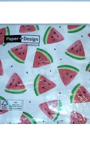 Tovaglioli Fantasia Anguria 25cm 20pz
