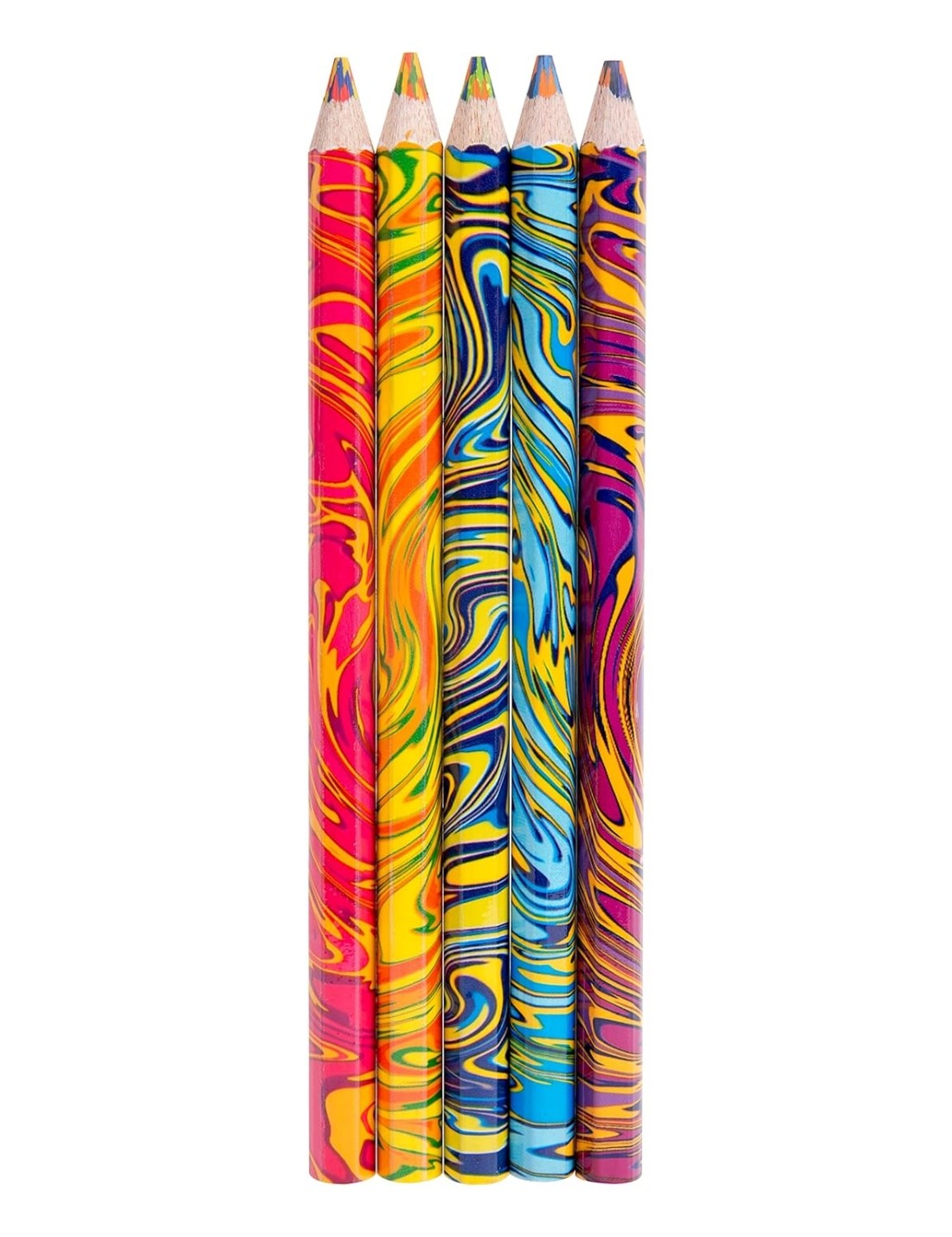 Pastello Multicolore Esagonale Jumbo