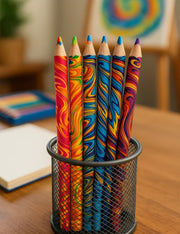 Pastello Multicolore Esagonale Jumbo