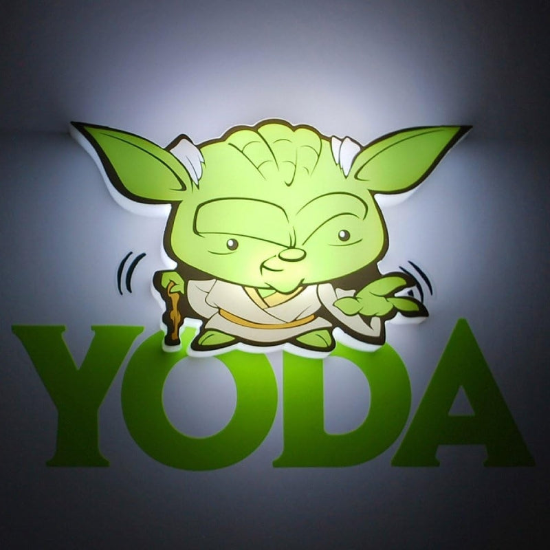 Lampada Led Luce Notturna Yoda Star Wars Da Muro