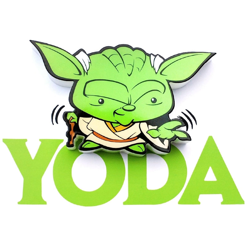 Lampada Led Luce Notturna Yoda Star Wars Da Muro