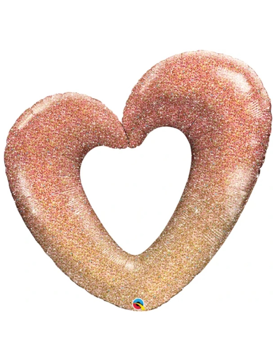 Palloncino Per Feste Cuore Glitter 42" 107cm Mylar
