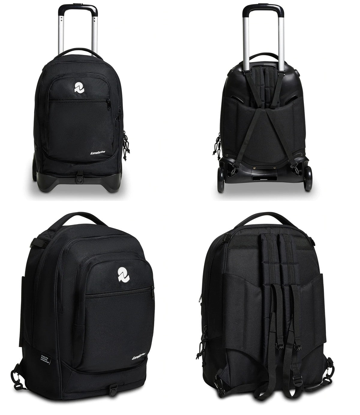 Zaino Trolley Invicta New Plug Plain Grs Black