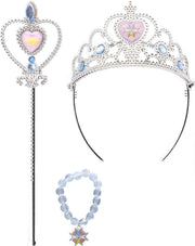 Set 3pz. Scettro Corona E Bracciale Ordine Delle Principesse Dei Cuori