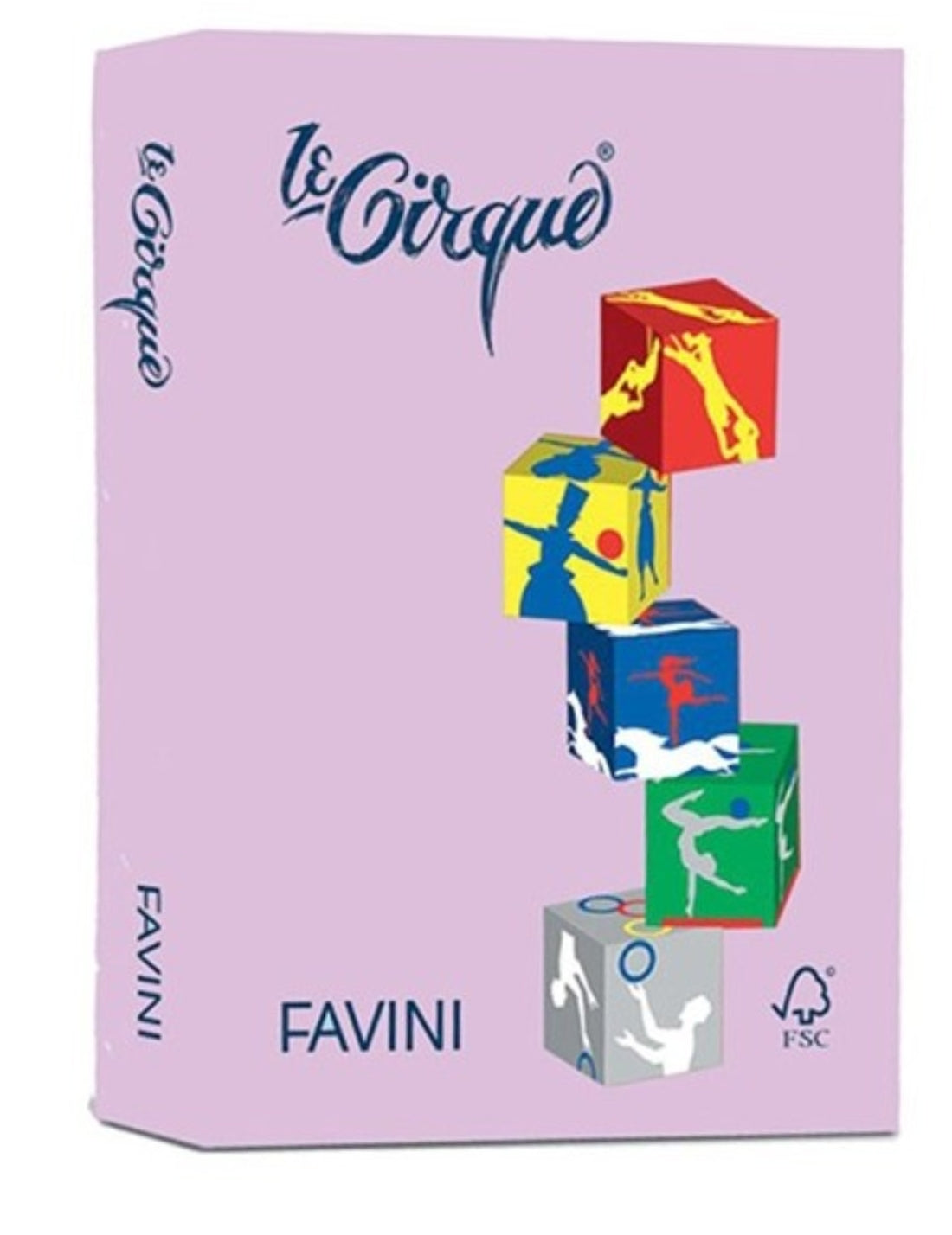 Risma Di Carta Colorata A4 Le Cirque Lilla 160g 250 Fogli