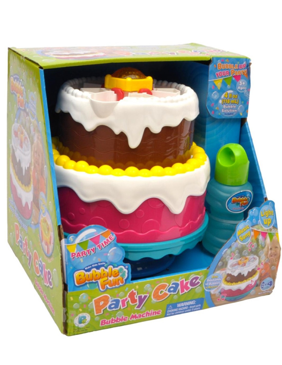 Macchina Spara Bolle Musicale Torta Di Compleanno