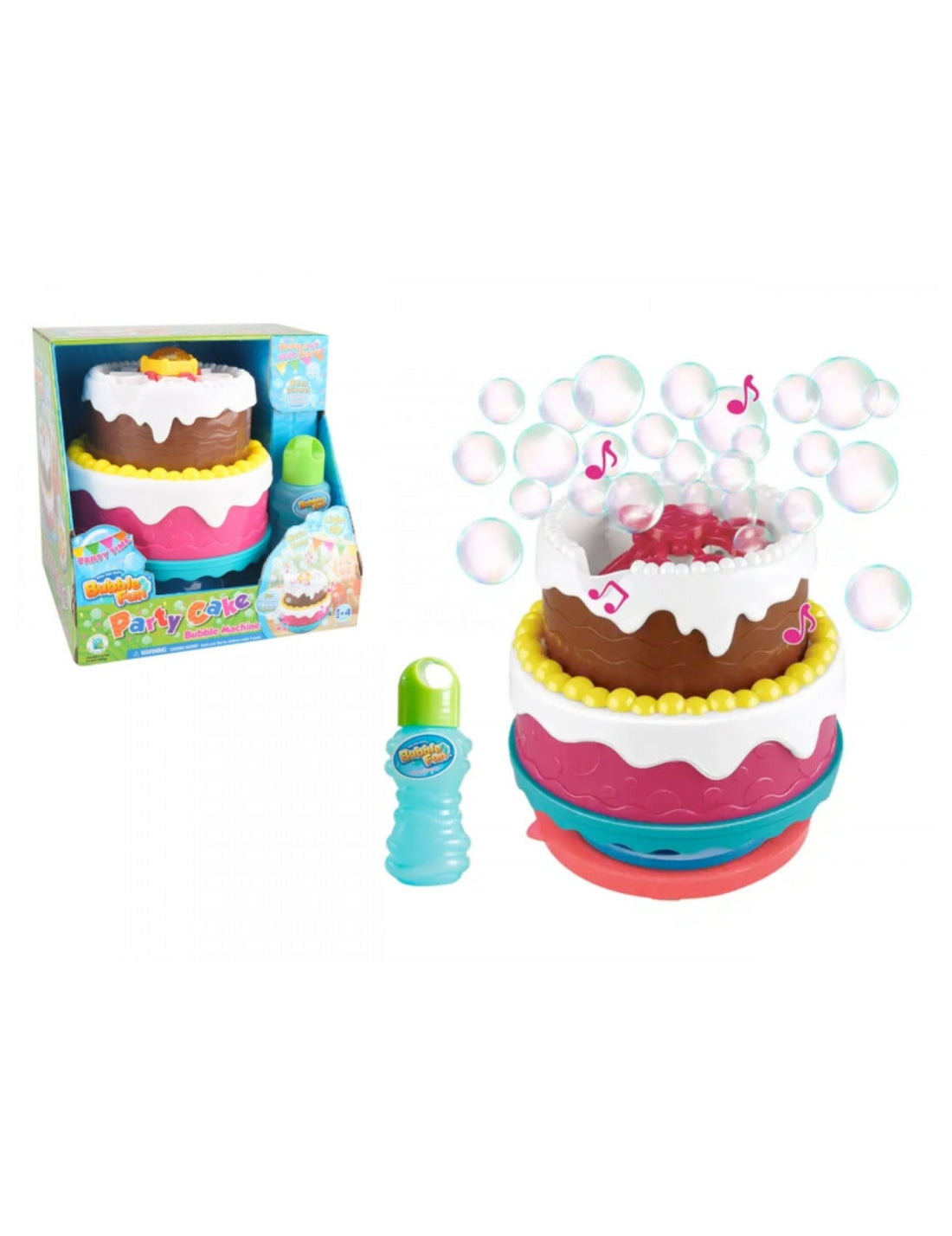 Macchina Spara Bolle Musicale Torta Di Compleanno