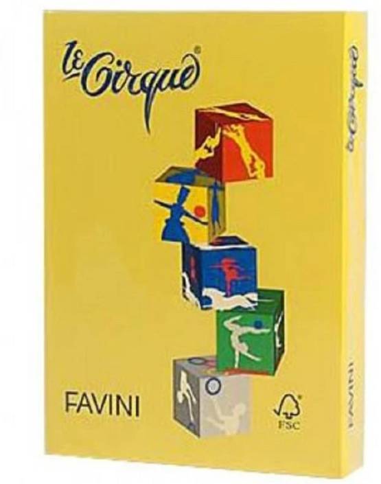 Carta Lecirque A4 160gr 250fg Giallo Sole Favini