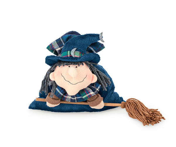 Addobbo Natale Sacco Befana Blu 23x30cm